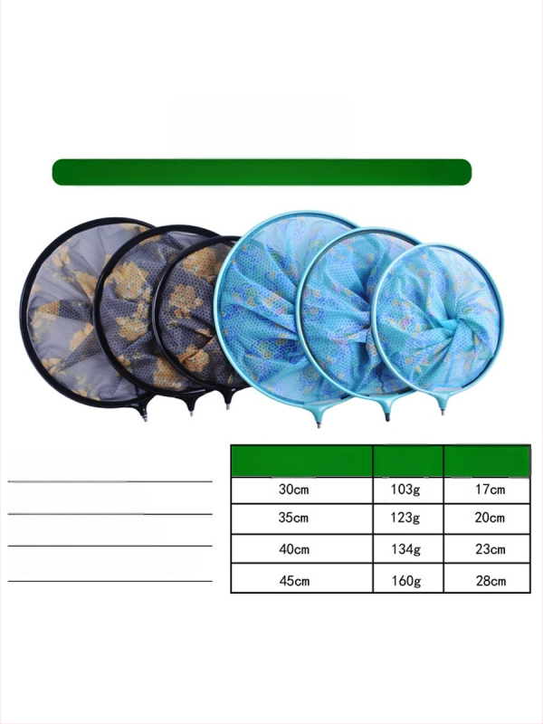 Suurtele kaladele mõeldud püügivõrgupea, anti-snar, nanovõrk, alumiiniumist raam, alumiinium-magnésiumi sulam