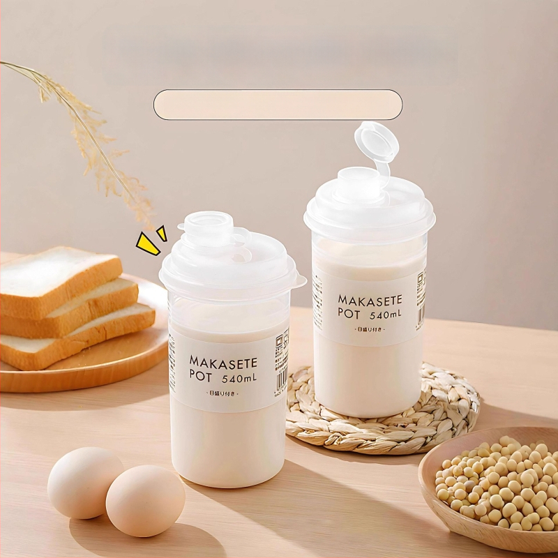 Qiwang Visuotinis Nešiojamas Sojų Pieno Puodelis Kavai ir Pusryčiams – Maisto Klasės Plastikas, Kilmė Zhejiang