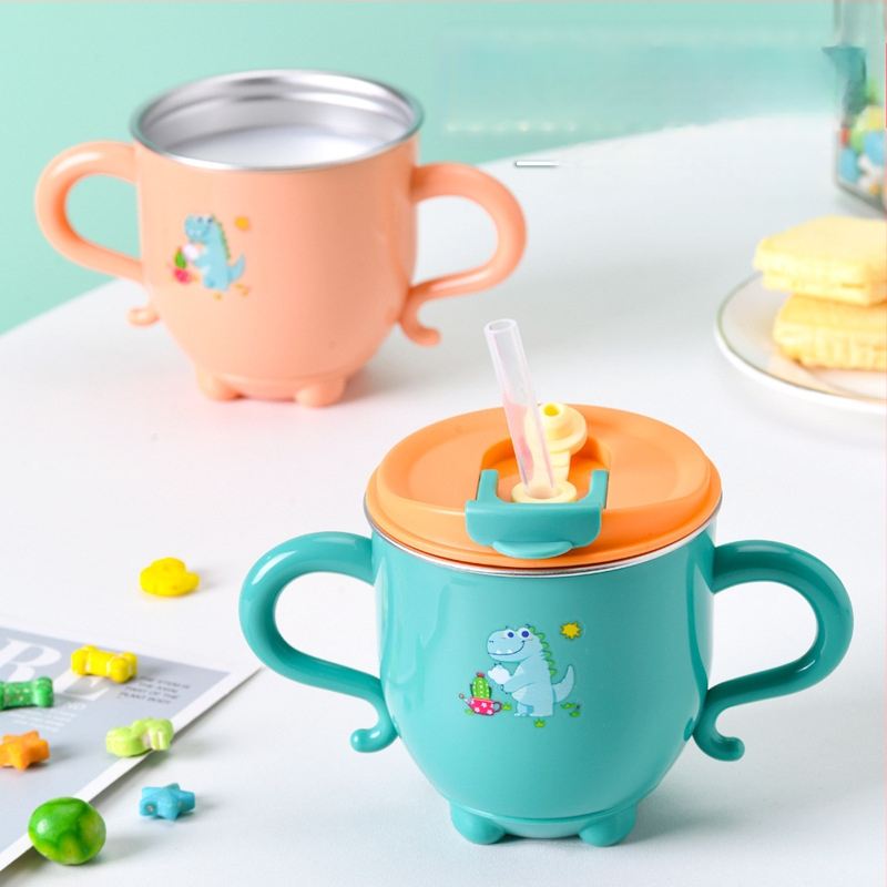 Vaikų gėrimų taurė iš 316 nerūdijančiojo plieno, karikatūrinis stilius (316 nerūdijančio plieno; karikatūrinis stilius; Chunqun)