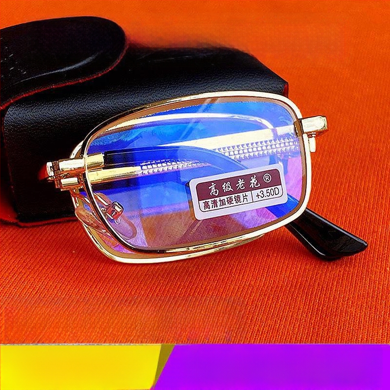 Crystal HD presbüoopiliste prillide täisraamiga, klaasläätsed, ruudukujuline raam, uniseks täiskasvanutele