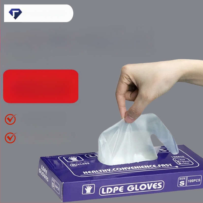 Zhong hongming vienkartinės pirštinės maitinimui