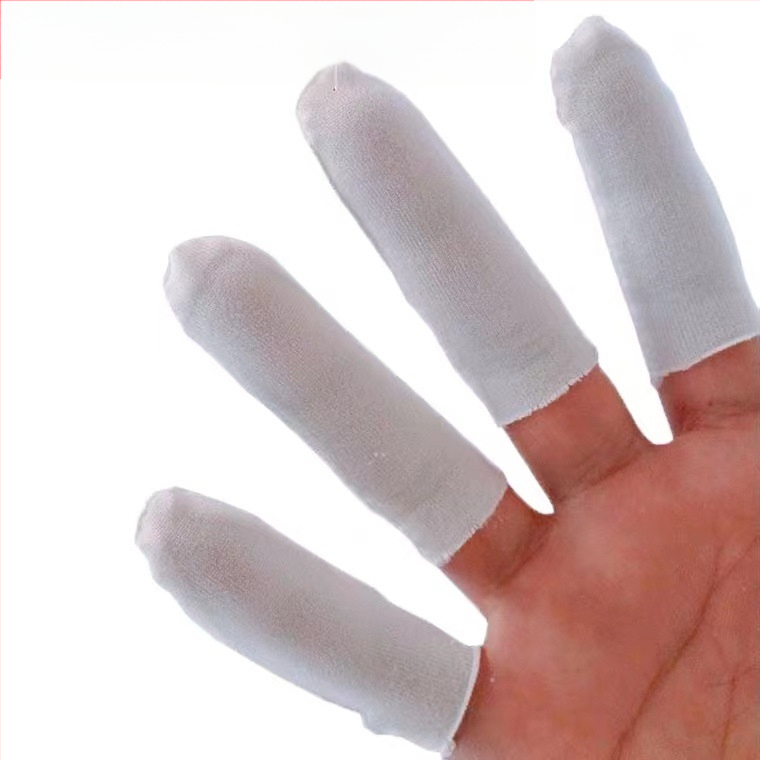 Vienkartinės 100% medvilninės pirštinės su dilimui atsparumu, neslidžios, prakaito sugeriančios ir izoliacijos savybės (svoris 8 g)