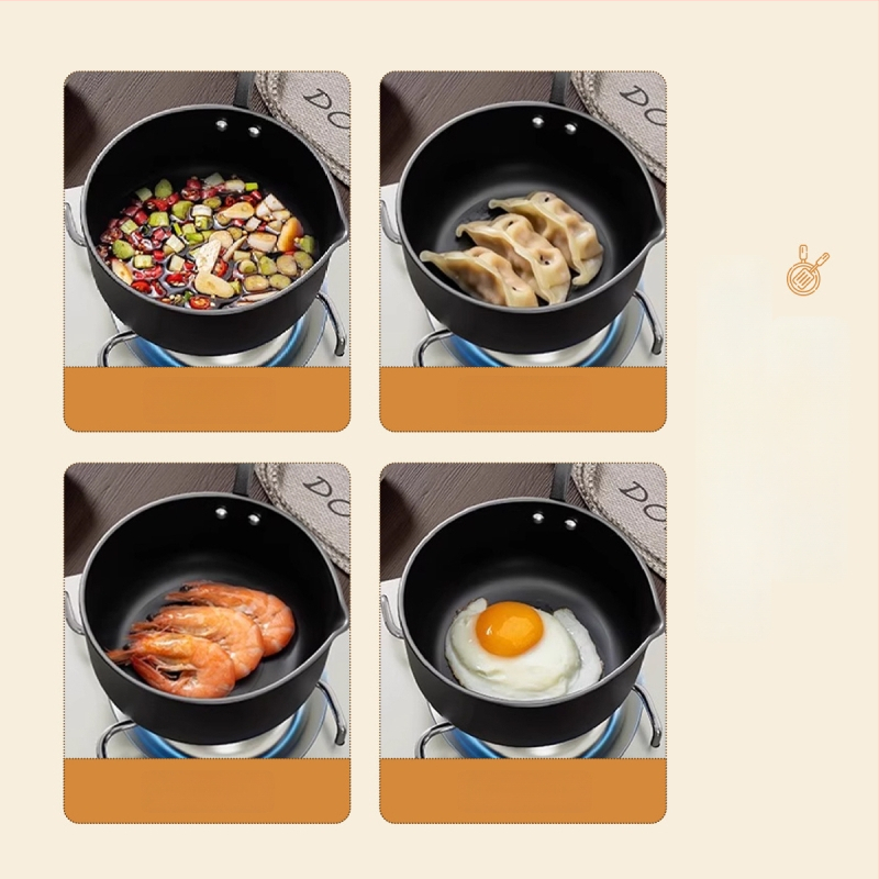 Ketausinė keptuvė kepimui su nelipnia danga, nerūdijančio plieno stiklu įterptas dangtis, daugiasluoksnis dugnas, suderinama su visomis viryklėmis