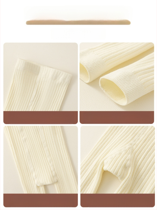 Tüdrukute Capri leggings, 82% puuvill, talv, ühevärvilised, hingavad