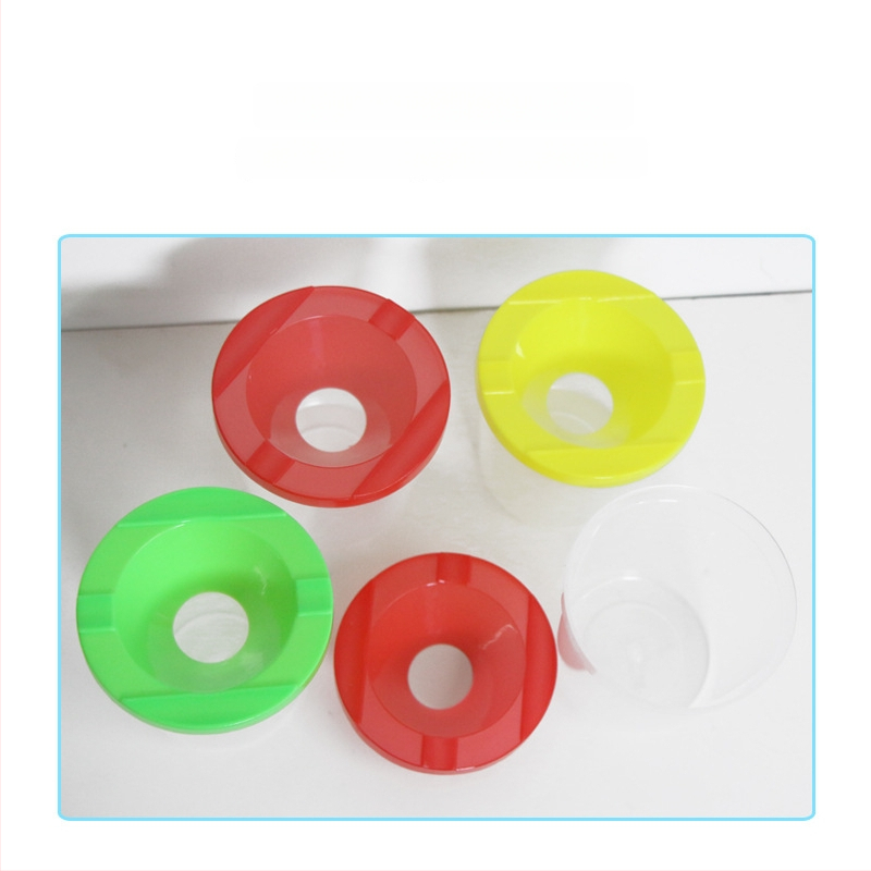 Daugybinio naudojimo nepralaidus nešiojamas teptukų plovimo puodelis su spalvų palete