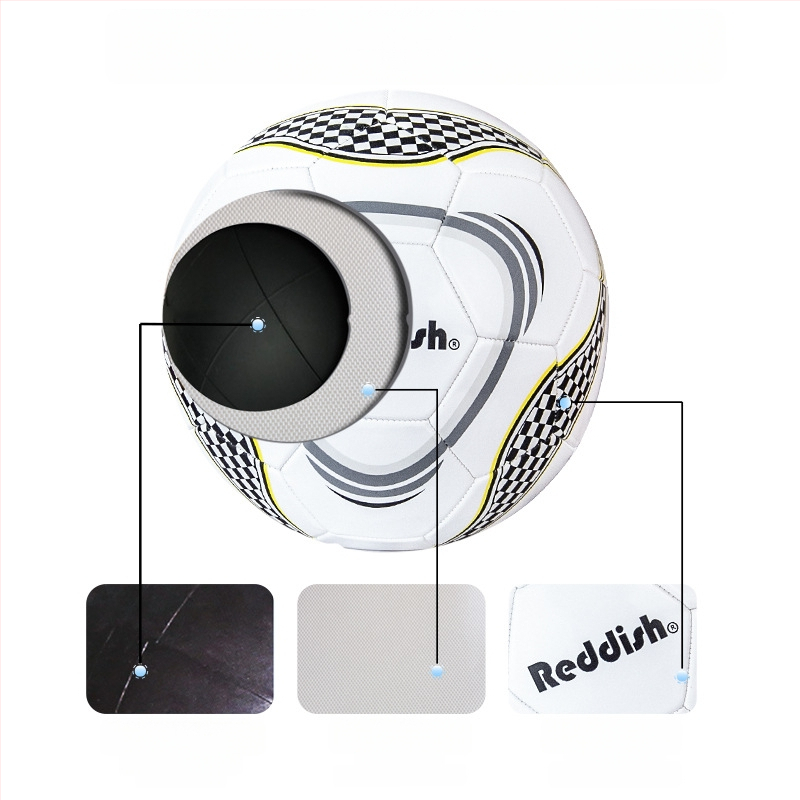 PVC-jalgpall, masinaga õmmeldud, kõrge elastsus, löögikindel, spetsifikatsioon 5