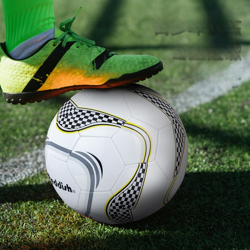 PVC-jalgpall, masinaga õmmeldud, kõrge elastsus, löögikindel, spetsifikatsioon 5