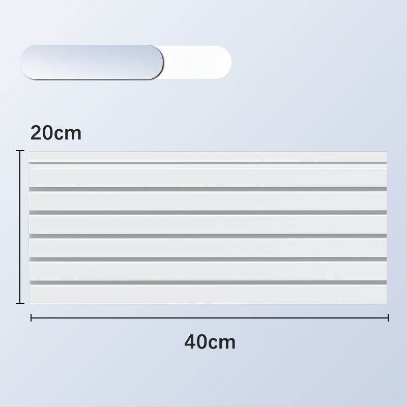 PVC sieninis display stovas su keliais kabliukais, vienos dalies PVC liejimas, apkrova virš 30 kg