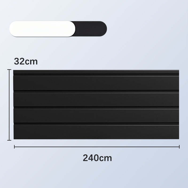 PVC sieninis display stovas su keliais kabliukais, vienos dalies PVC liejimas, apkrova virš 30 kg