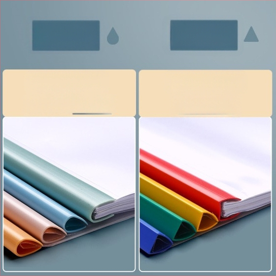 Plastikinis vandeniui atsparus storintas dangtis studentų egzaminų darbams laikyti