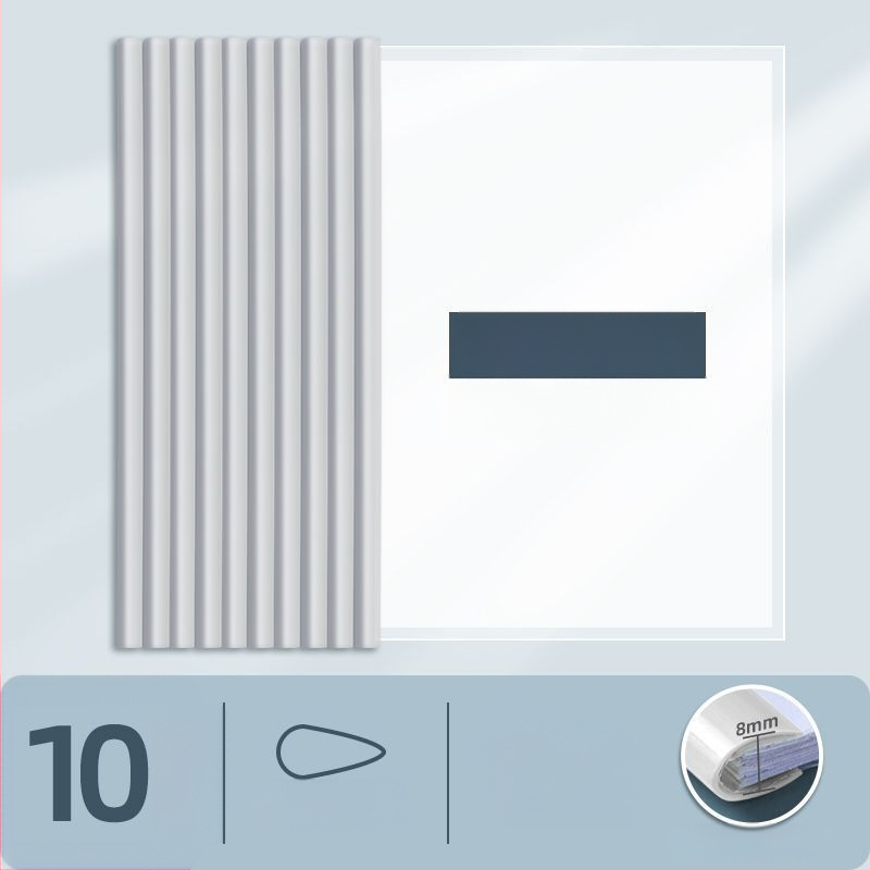 Plastikinis vandeniui atsparus storintas dangtis studentų egzaminų darbams laikyti