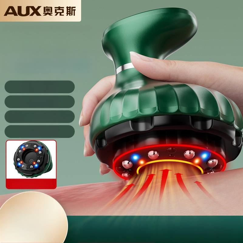 Oaks Br-g536 Ühildatav meridiaaniharja elektriline massaaž, 4 kiirust, temperatuuri reguleeritav kuni 9 taset, ABS-korpus, nuppude abil juhtimine