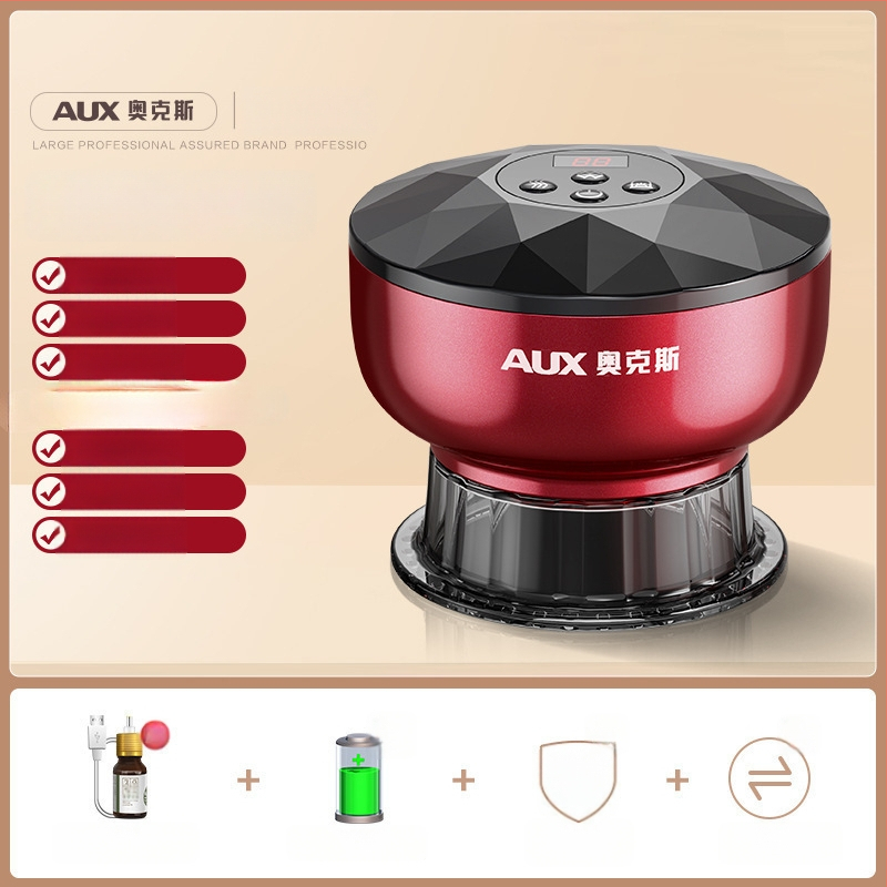 Oaks Br-g536 Ühildatav meridiaaniharja elektriline massaaž, 4 kiirust, temperatuuri reguleeritav kuni 9 taset, ABS-korpus, nuppude abil juhtimine