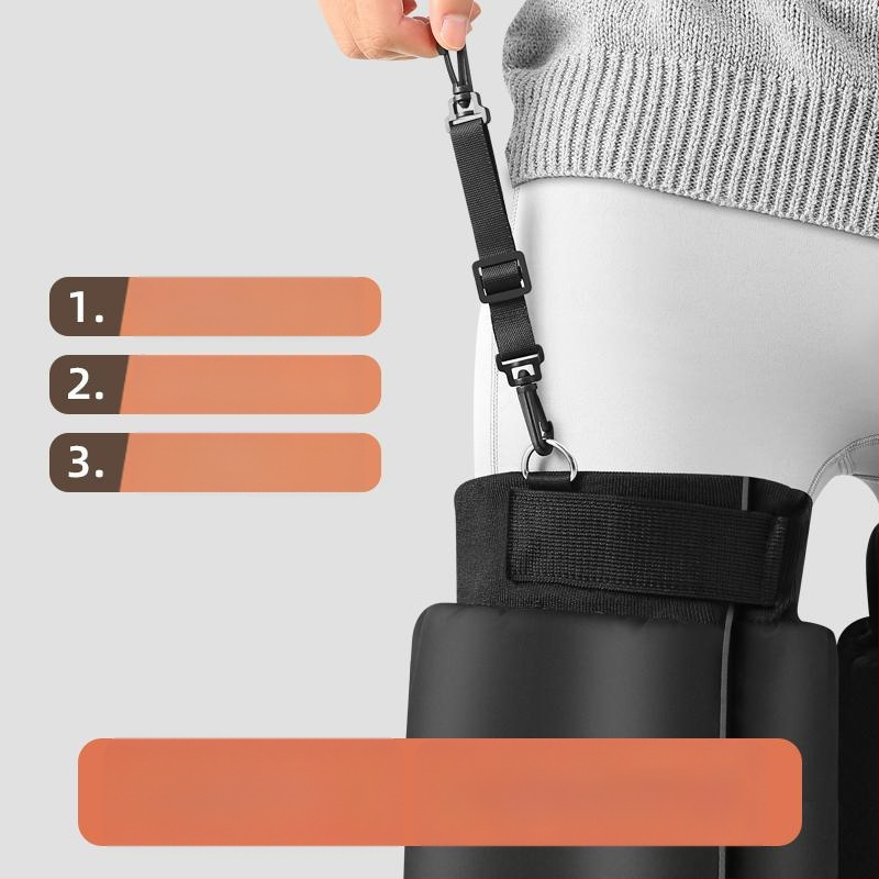 Kepu kelio sąnario apsauga elektriniams transporto priemonėms – vėjo atspari žiemos šilumos apsauga motociklui ir elektriniam paspirtukui, suaugusiems, modelis KP-HJRHX-040