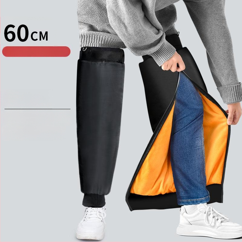 Kepu kelio sąnario apsauga elektriniams transporto priemonėms – vėjo atspari žiemos šilumos apsauga motociklui ir elektriniam paspirtukui, suaugusiems, modelis KP-HJRHX-040