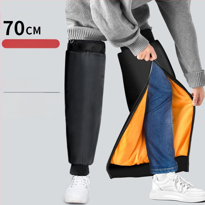 Kepu kelio sąnario apsauga elektriniams transporto priemonėms – vėjo atspari žiemos šilumos apsauga motociklui ir elektriniam paspirtukui, suaugusiems, modelis KP-HJRHX-040