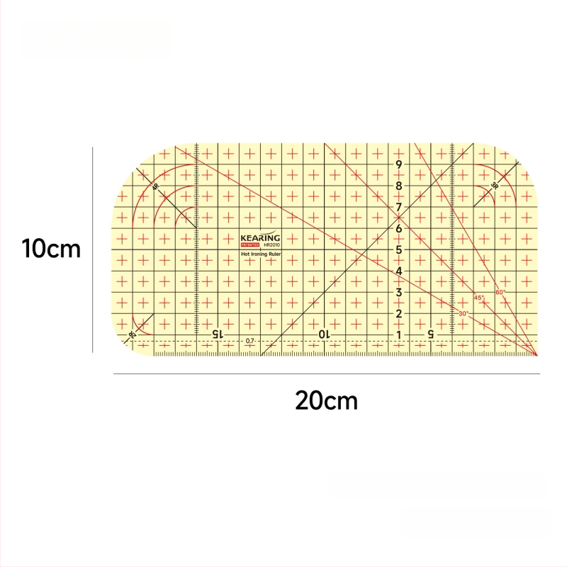 Kolding sentimeetriline joonlaud — plastikkorpus, kohandatav trükk, pakend 1/12/240