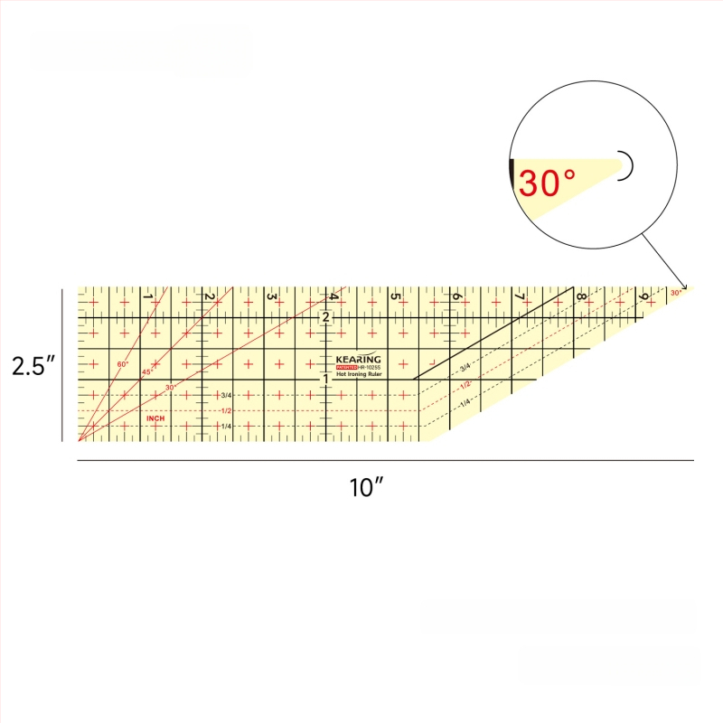 Kolding sentimeetriline joonlaud — plastikkorpus, kohandatav trükk, pakend 1/12/240