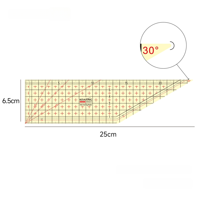 Kolding sentimeetriline joonlaud — plastikkorpus, kohandatav trükk, pakend 1/12/240
