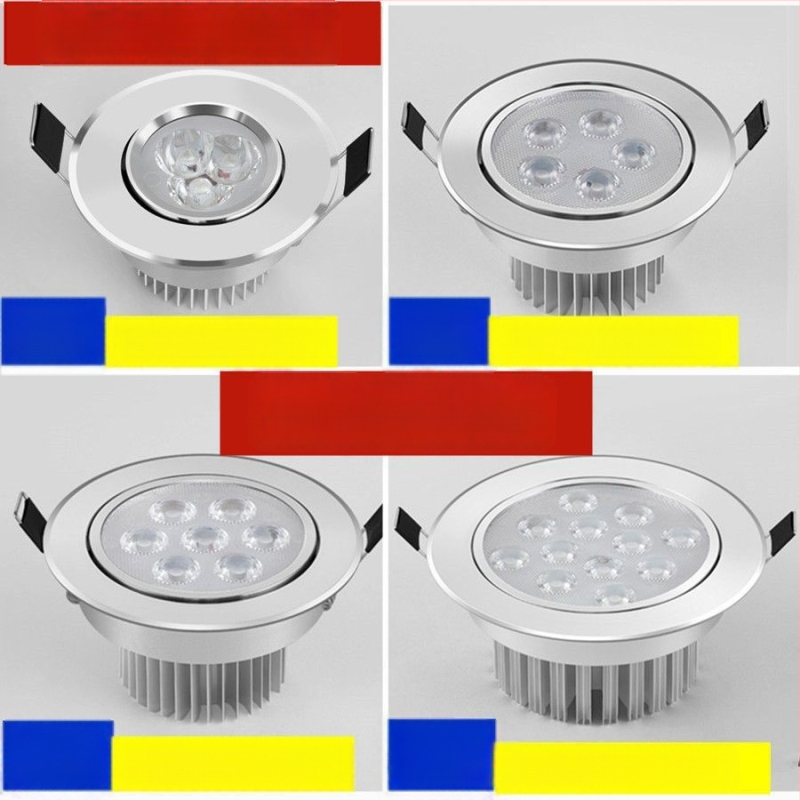 LED laevalgus, sisseehitatud downlight, reguleeritav nurk, võimsus 3W/5W/7W/12W, pinge 110–240V, CRI ≥95