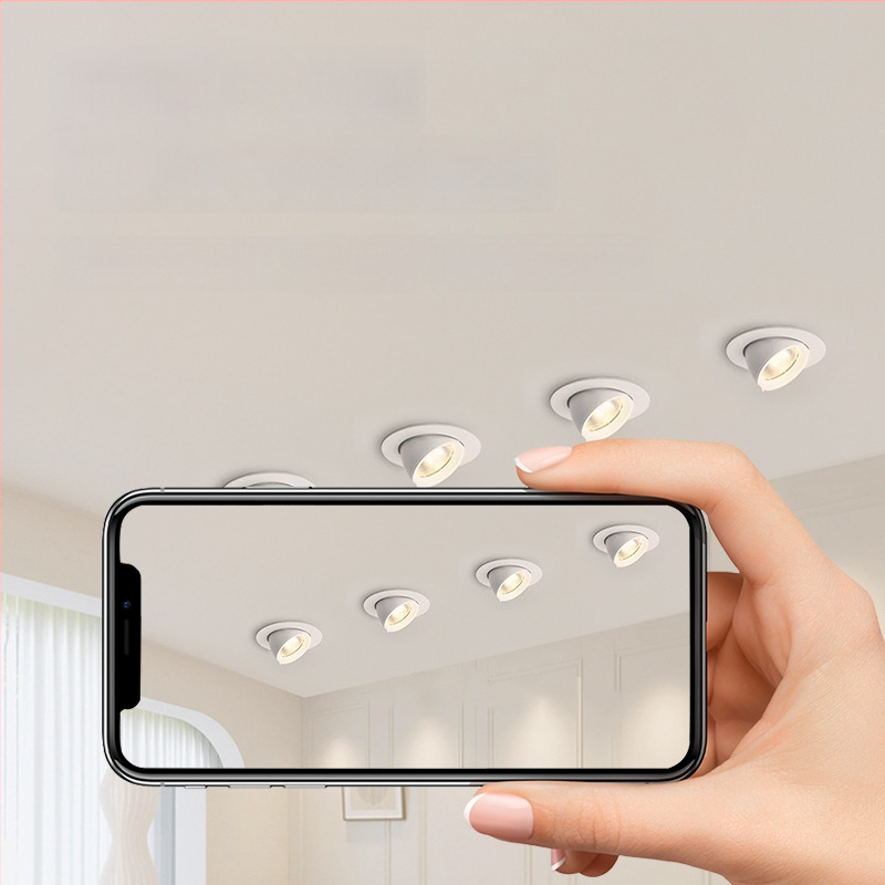 LED peidetud laevalgusti, reguleeritav nurk, anti-glare, seina pesuvalgustus, alumiiniumkorpus, CRI ≥90, 220V