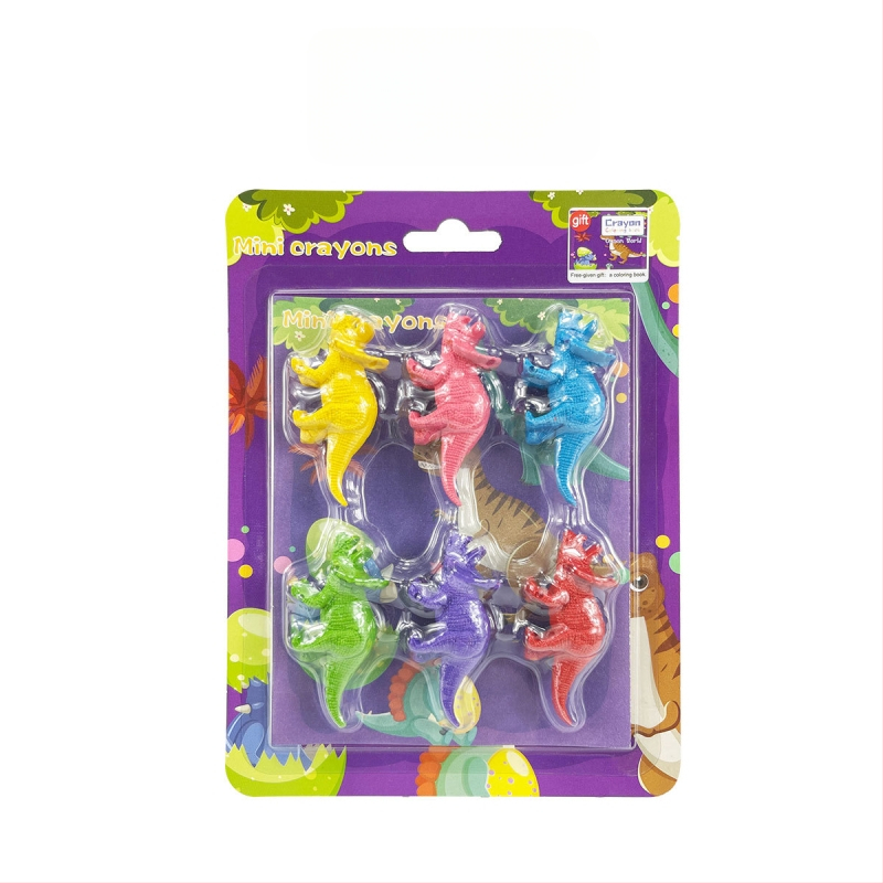 Plastvormidega krayonide värvimise komplekt — mudel XH-040, ümmargune pliiats, Styling Crayon seeria, korpus paberist