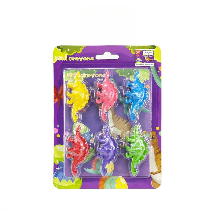 Plastvormidega krayonide värvimise komplekt — mudel XH-040, ümmargune pliiats, Styling Crayon seeria, korpus paberist