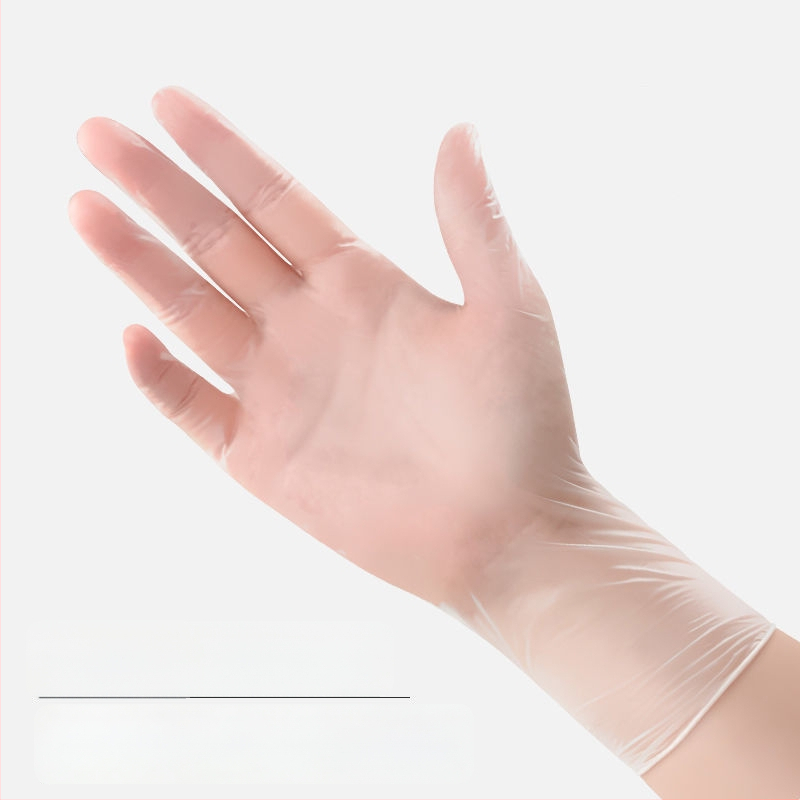 Vienkartinės PVC pirštinės, maisto kokybės, atsparios vandeniui ir aliejui, suderinamos su jutikliniu ekranu