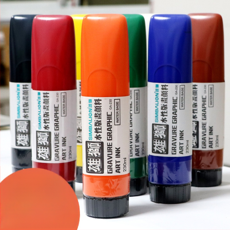 Deli puidugraafika trükitarvikud 230 ml veepõhine tint algajatele