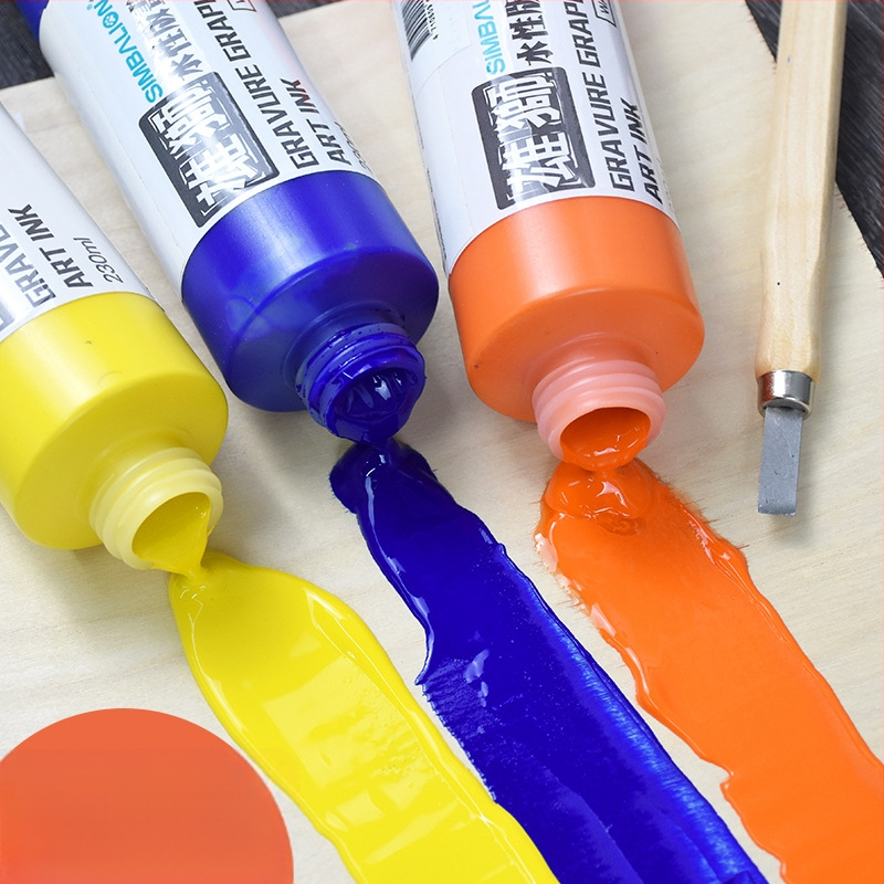 Deli puidugraafika trükitarvikud 230 ml veepõhine tint algajatele