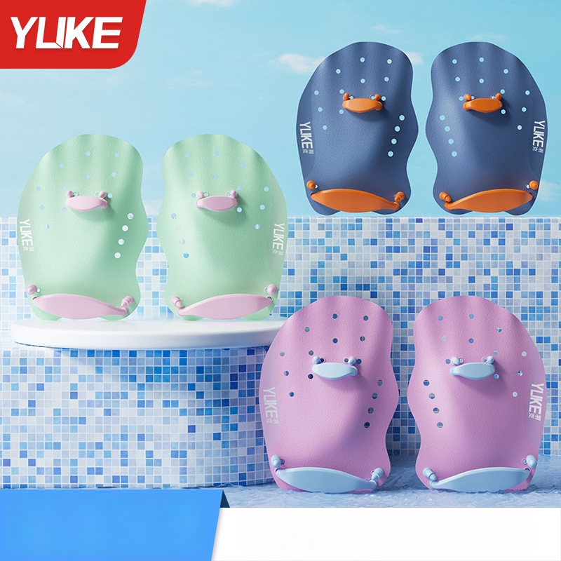 Ujumise käeplaat täiskasvanutele – silikoonist peopesaplaat, PP-korpus, kaubamärk Yuke