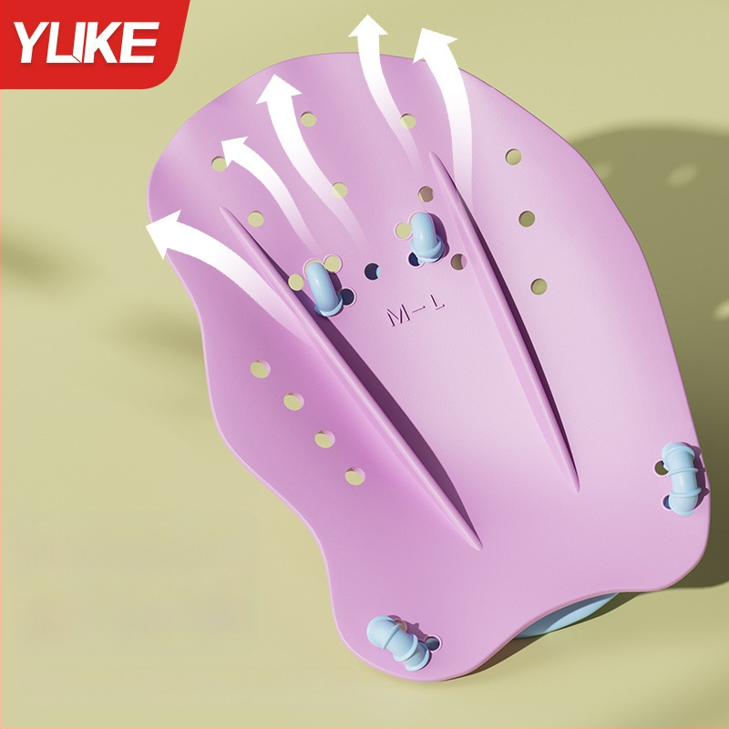 Ujumise käeplaat täiskasvanutele – silikoonist peopesaplaat, PP-korpus, kaubamärk Yuke