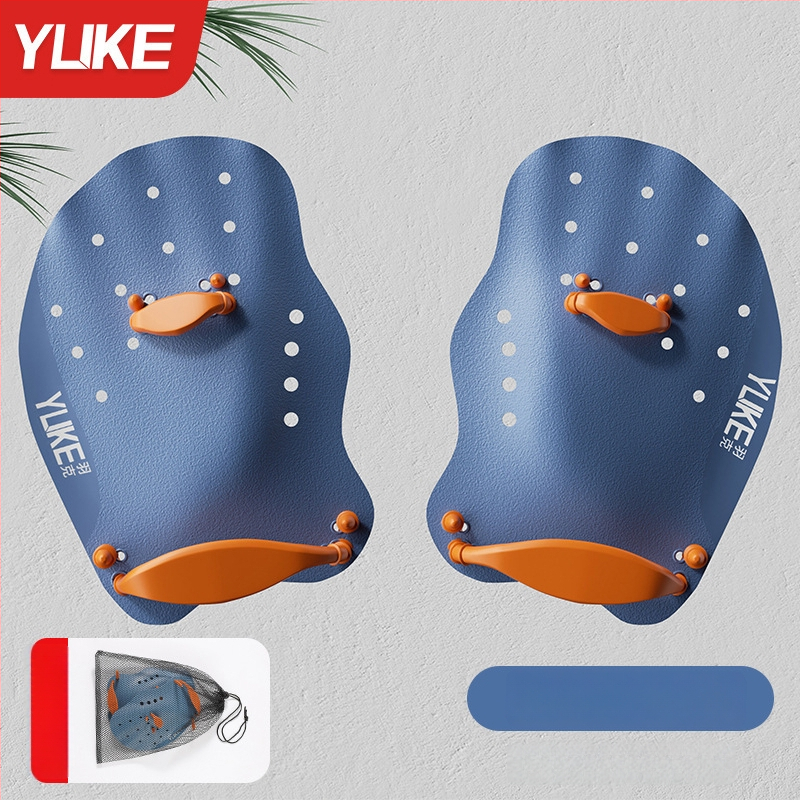 Ujumise käeplaat täiskasvanutele – silikoonist peopesaplaat, PP-korpus, kaubamärk Yuke