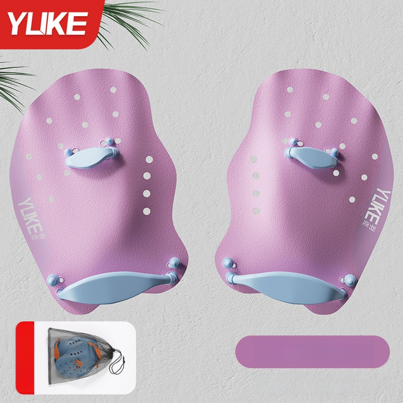 Ujumise käeplaat täiskasvanutele – silikoonist peopesaplaat, PP-korpus, kaubamärk Yuke