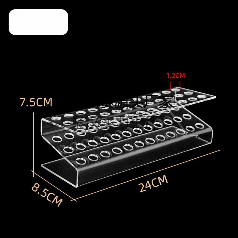Akrilo plaukų segtukų parodos laikiklis, daugiasluoksnis laiptinės dizainas, biuro prekių parduotuvei