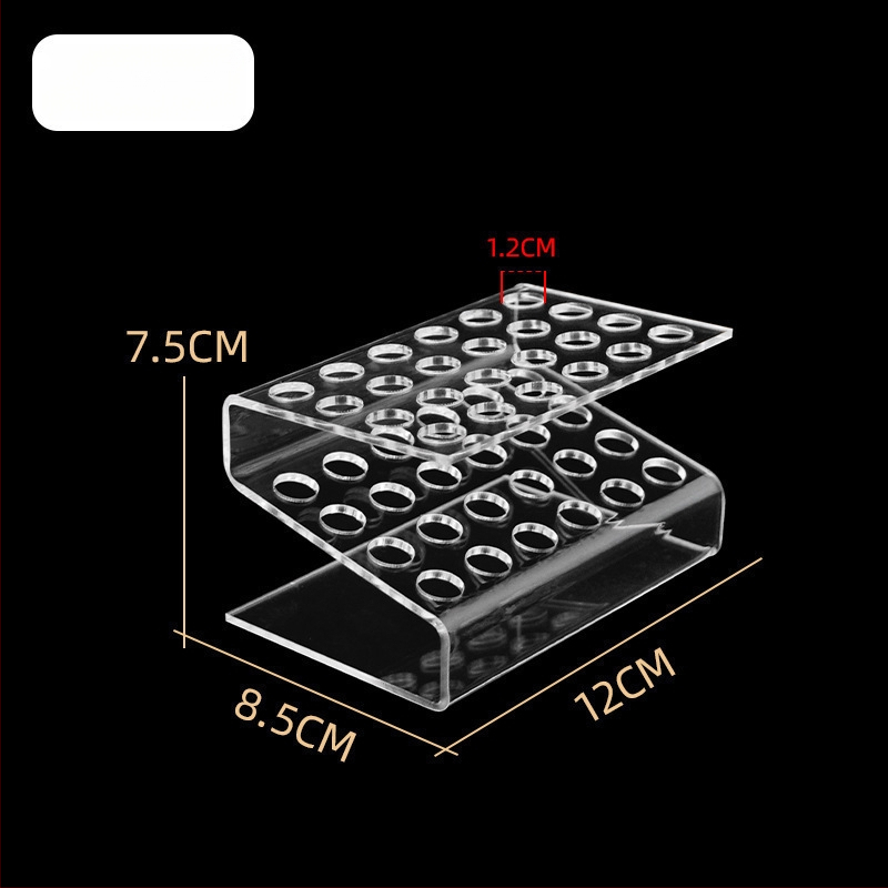 Akrilo plaukų segtukų parodos laikiklis, daugiasluoksnis laiptinės dizainas, biuro prekių parduotuvei