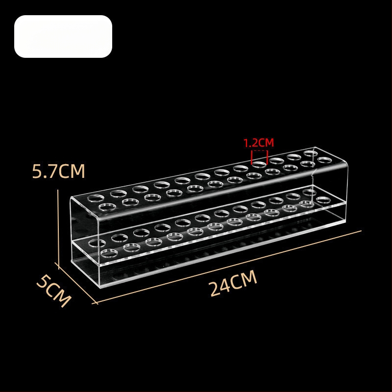 Akrilo plaukų segtukų parodos laikiklis, daugiasluoksnis laiptinės dizainas, biuro prekių parduotuvei