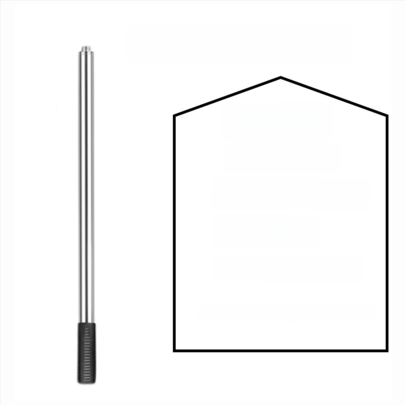 Roostevabast terasest kalastusvõrgu vars, 500 g, üheosaline, mittelaiendatav
