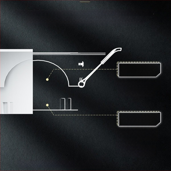 FSL LED įmontuota sieninė ploviklio lemputė luboms – aliuminio korpusas, 220V, CRI 80–89, 25 000 valandų tarnavimo laikas