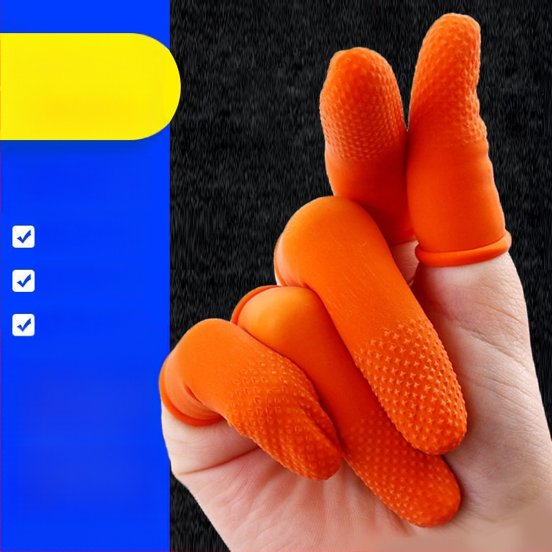 Vienkartiniai silikoniniai pirštų gaubtukai pirštams ir nykščiui – atsparios apsauginės pirštinės, storintas dizainas