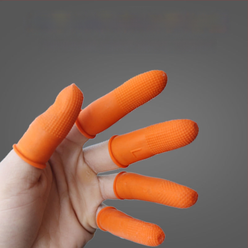 Vienkartiniai silikoniniai pirštų gaubtukai pirštams ir nykščiui – atsparios apsauginės pirštinės, storintas dizainas