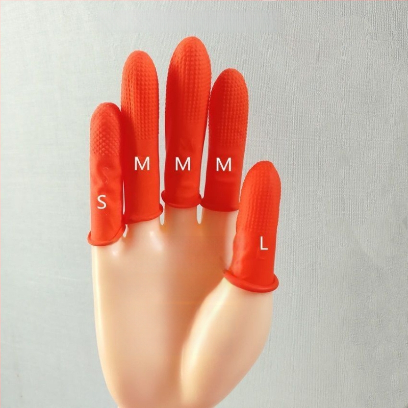 Vienkartiniai silikoniniai pirštų gaubtukai pirštams ir nykščiui – atsparios apsauginės pirštinės, storintas dizainas