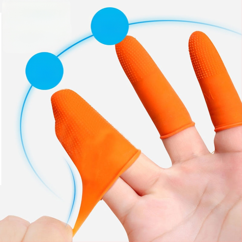 Vienkartiniai silikoniniai pirštų gaubtukai pirštams ir nykščiui – atsparios apsauginės pirštinės, storintas dizainas