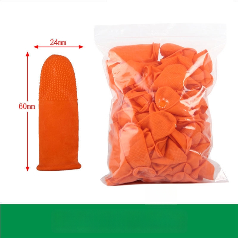 Vienkartiniai silikoniniai pirštų gaubtukai pirštams ir nykščiui – atsparios apsauginės pirštinės, storintas dizainas