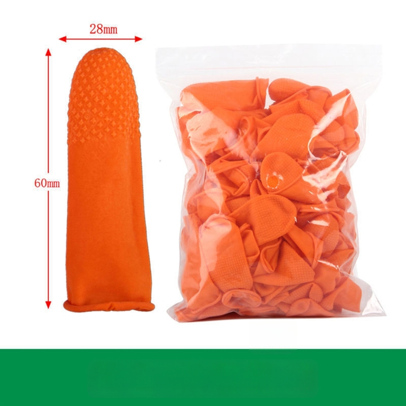 Vienkartiniai silikoniniai pirštų gaubtukai pirštams ir nykščiui – atsparios apsauginės pirštinės, storintas dizainas