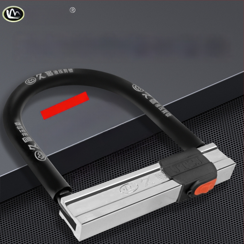 Jiuxing U-formos užraktas elektrinėms transporto priemonėms, motociklams ir dviračiams – lydinio plienas, modeliai X18, 388, 8362; svoris 1,6 kg; šiuolaikiškas minimalistinis stilus