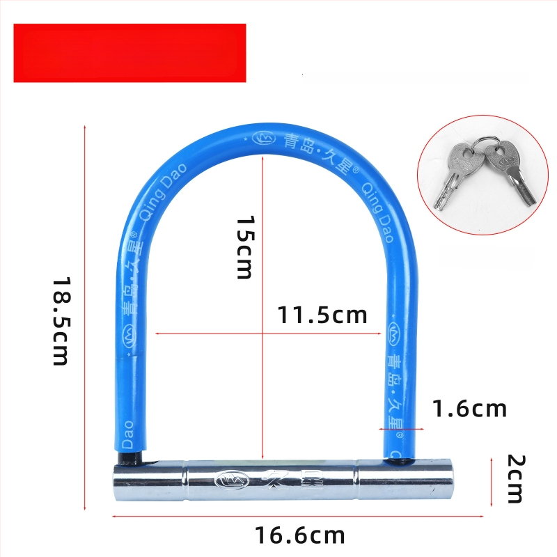 Jiuxing U-formos užraktas elektrinėms transporto priemonėms, motociklams ir dviračiams – lydinio plienas, modeliai X18, 388, 8362; svoris 1,6 kg; šiuolaikiškas minimalistinis stilus