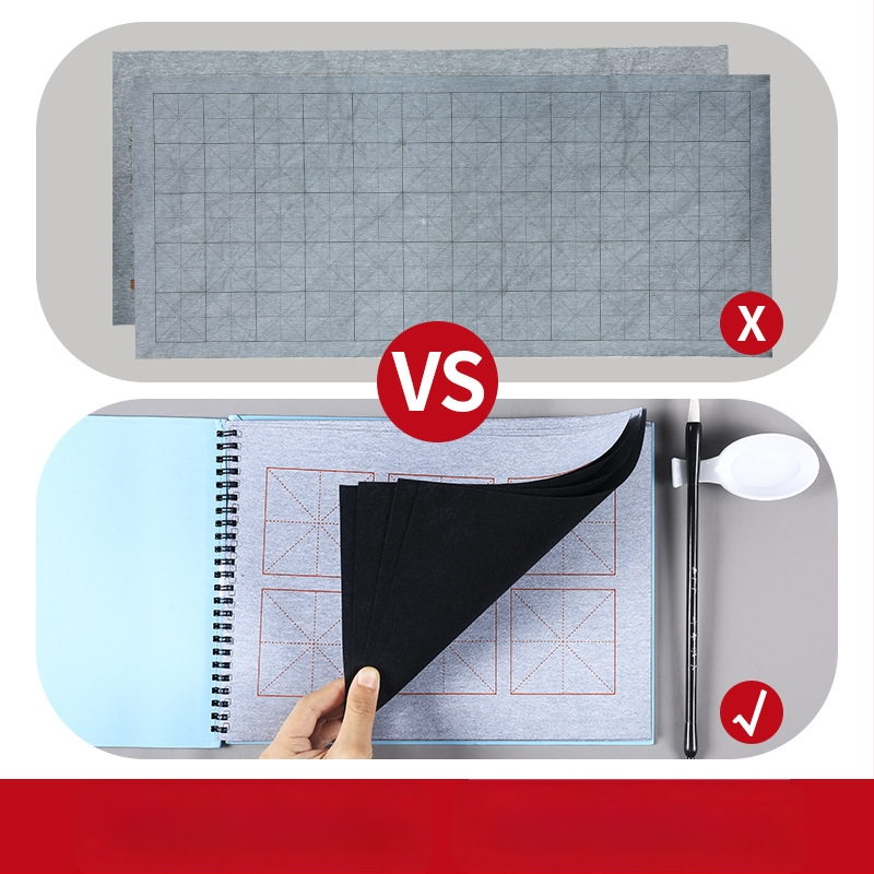 Tiantian Practice Kaligrafijos Užrašų Knygelė — Vienpusė Rašymo Serija, Kvadratinė Forma, Skirta Kaligrafijos Praktikai