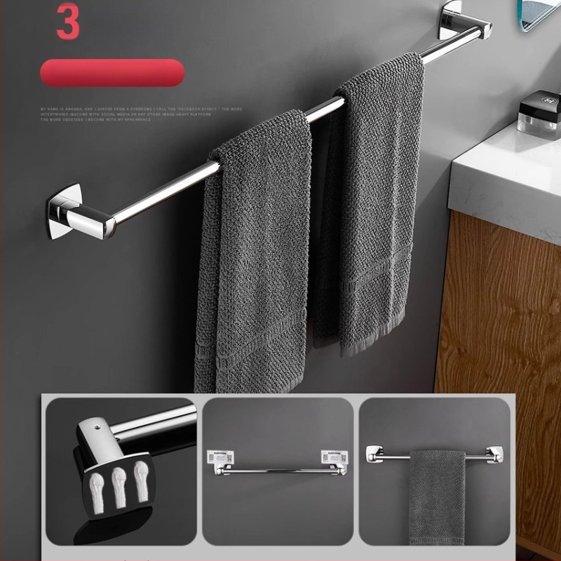 Vonios laikiklis rankšluosčiams iš vario lydinio, 1 sluoksnis, poliruota paviršia, apkrova iki 5 kg