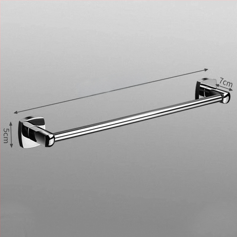 Vonios laikiklis rankšluosčiams iš vario lydinio, 1 sluoksnis, poliruota paviršia, apkrova iki 5 kg